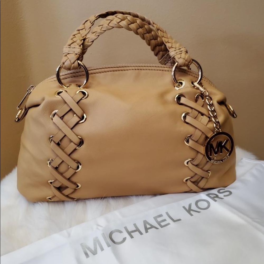 Michael Kors soft camel leather purse